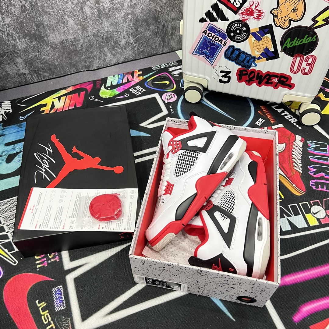 Giày Nike Air Jordan 4 Retro OG 'Fire Red' Like Auth