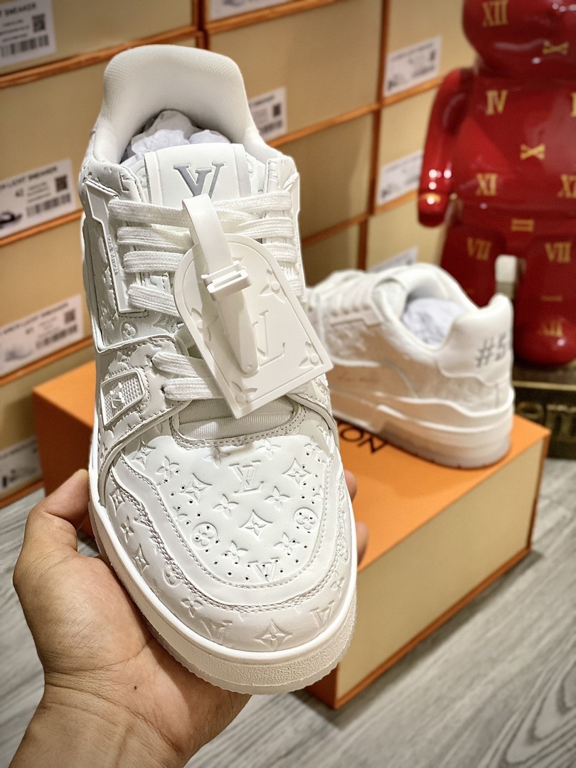 Giày Louis Vuition Trainer Trắng Best Quality