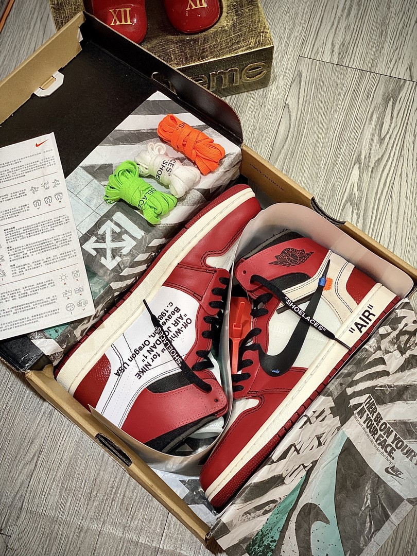 Giày Nike Air Jordan 1 High Off White Best Quality