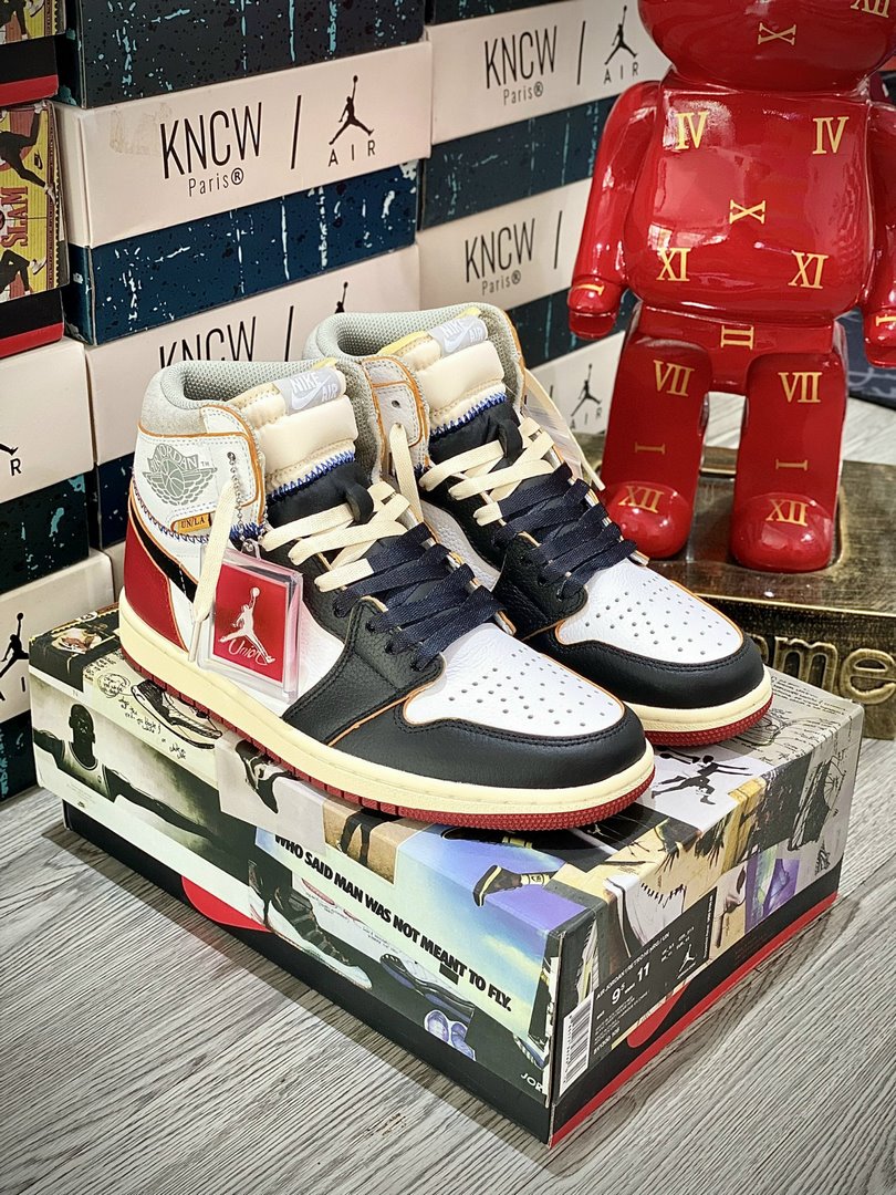 Giày Nike Air Jordan 1 Retro High Union Los Angeles Black Toe Best Quality