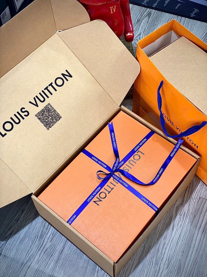 Giày Louis Vuitton LV Trainer #54 Damier Ebene Multi Like Auth