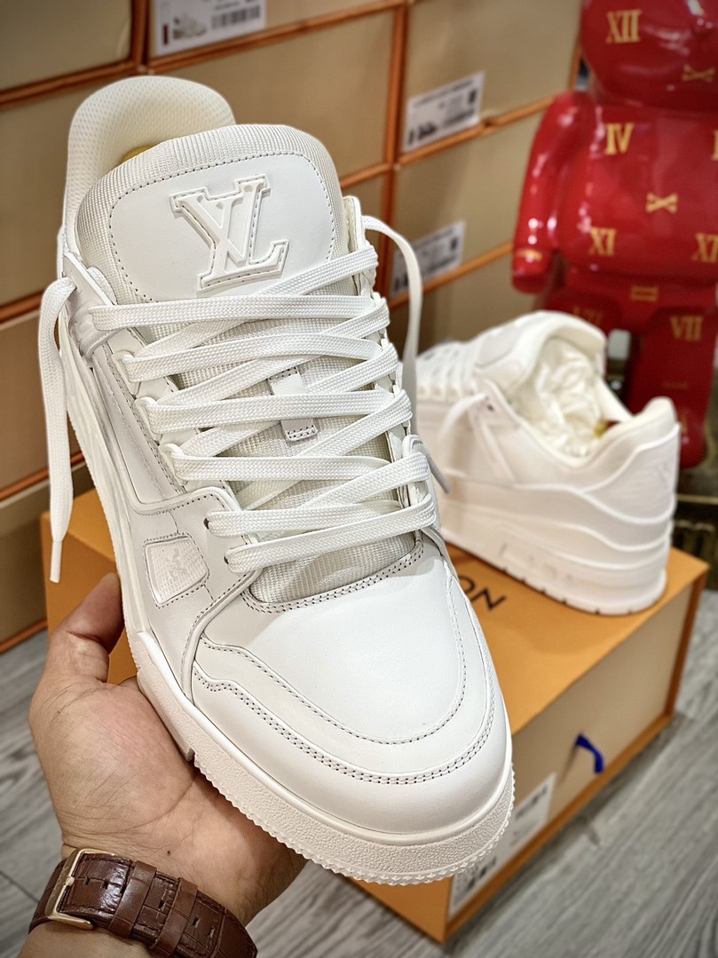 Giày Louis Vuitton Lv Trainer Full White Like Auth