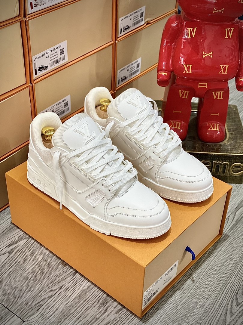Giày Louis Vuitton Lv Trainer Full White Like Auth