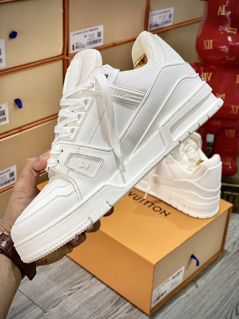 Giày Louis Vuitton Lv Trainer Full White Like Auth