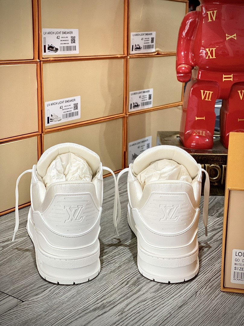 Giày Louis Vuitton Lv Trainer Full White Like Auth