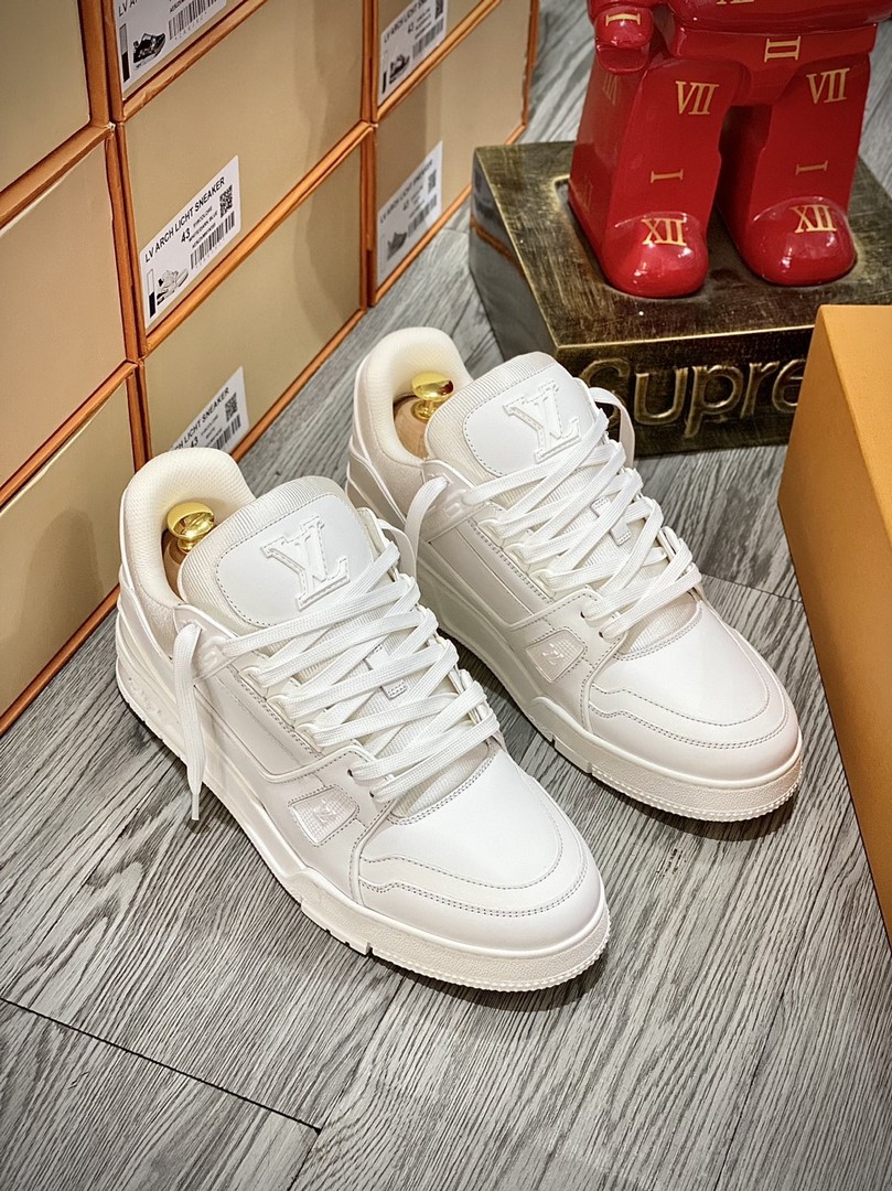 Giày Louis Vuitton Lv Trainer Full White Like Auth