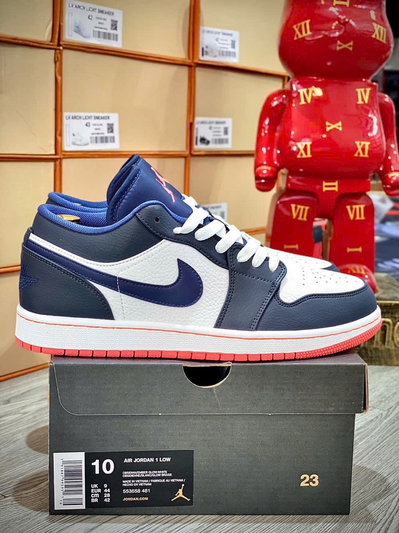 Giày Nike Air Jordan 1 Low Obsidian Ember Gloww Like Auth