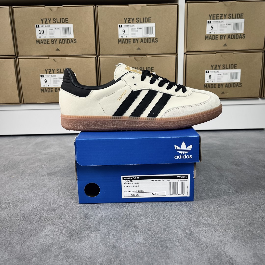 Giày Adidas Samba OG Cream White Sand Strata W Like Auth