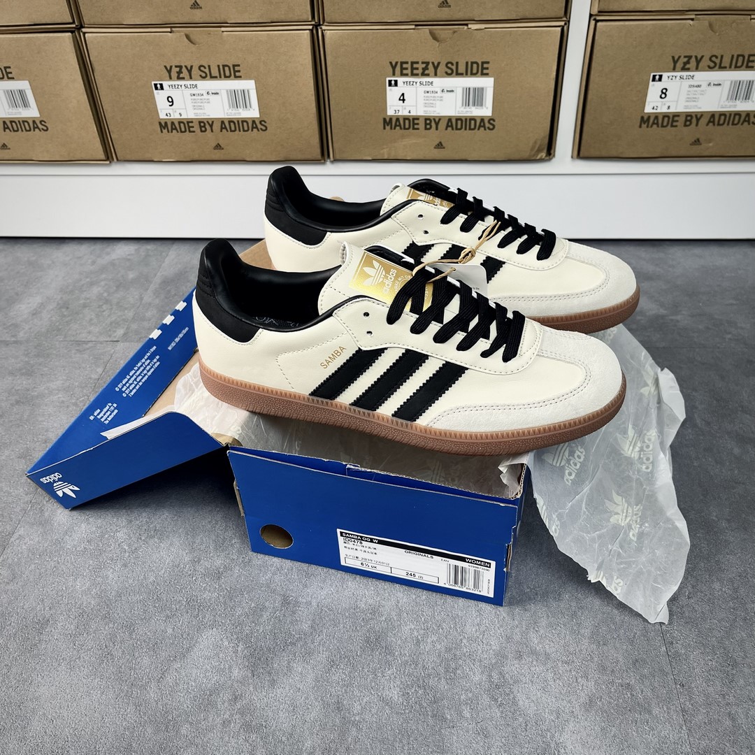 Giày Adidas Samba OG Cream White Sand Strata W Like Auth