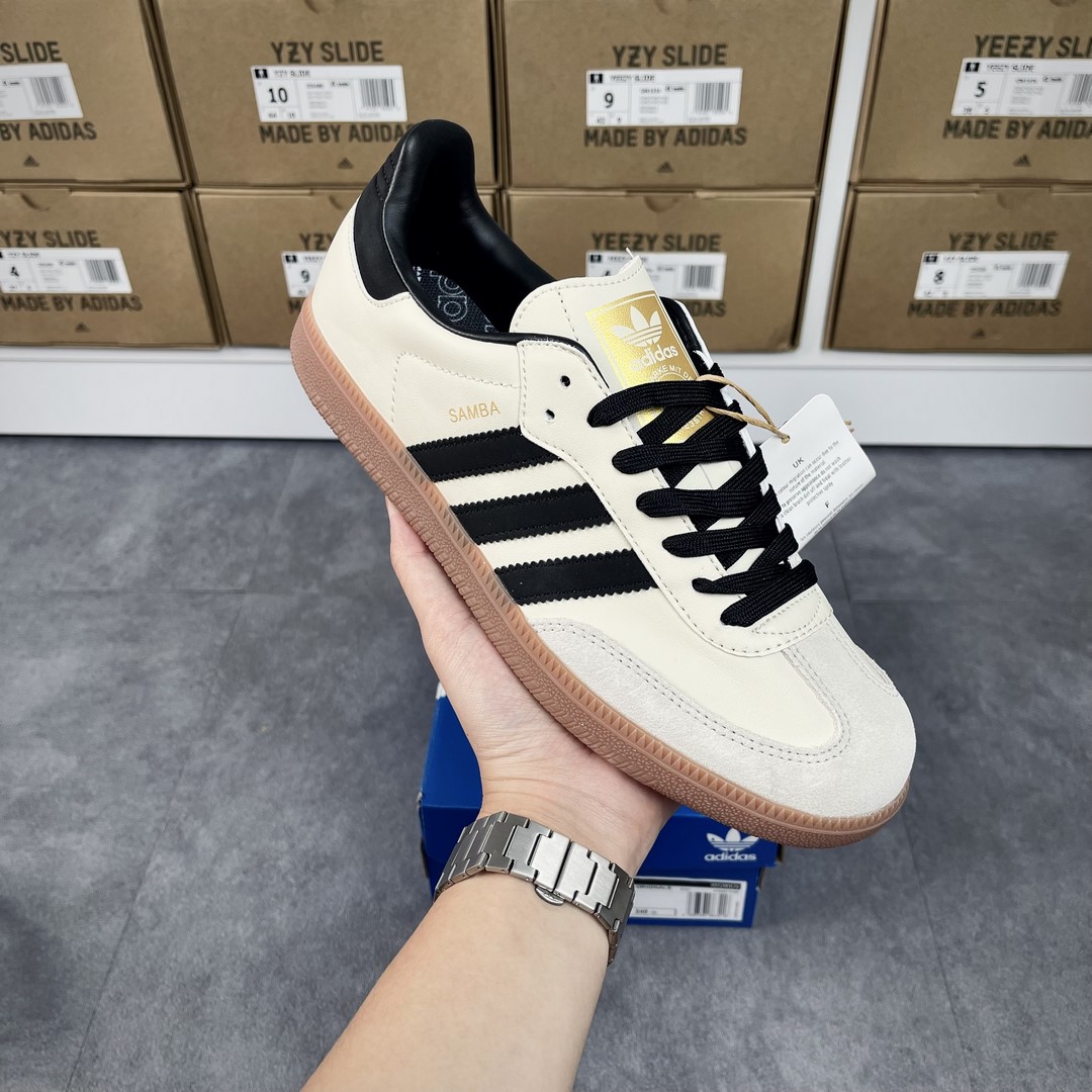 Giày Adidas Samba OG Cream White Sand Strata W Like Auth