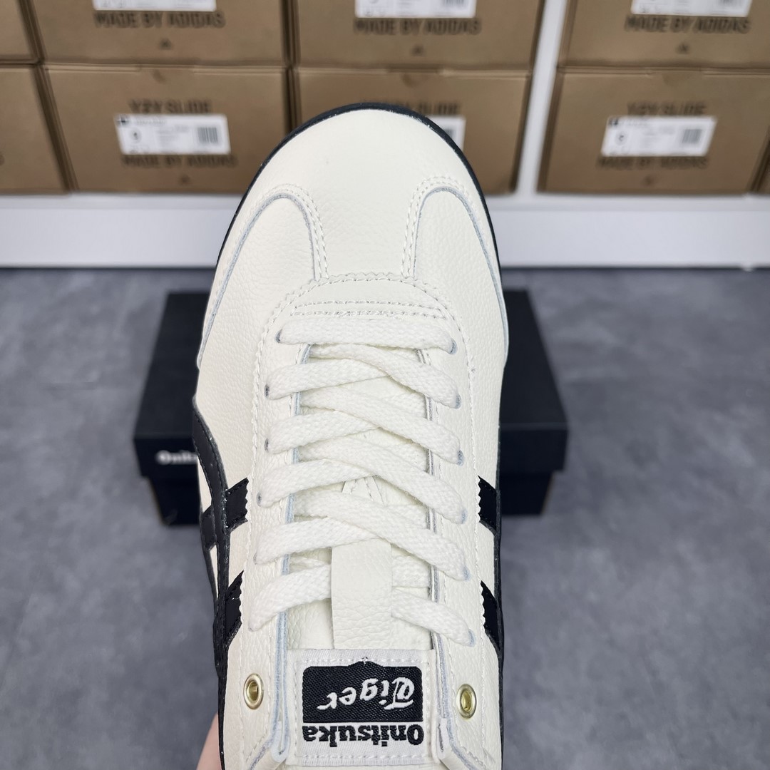Giày Onitsuka Tokuten Tiger Mexico 66 Balck White Like Auth