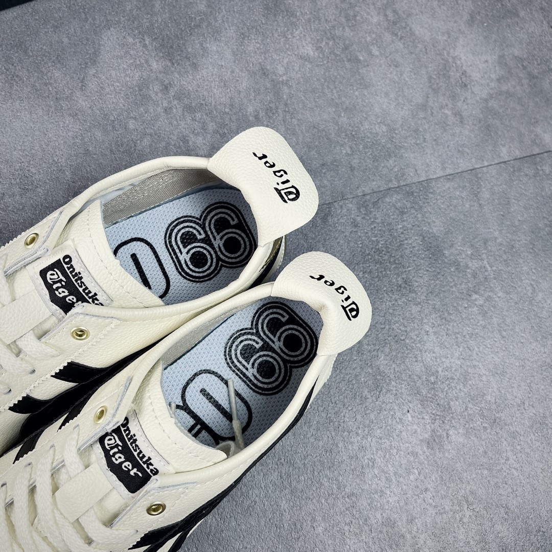 Giày Onitsuka Tokuten Tiger Mexico 66 Balck White Like Auth