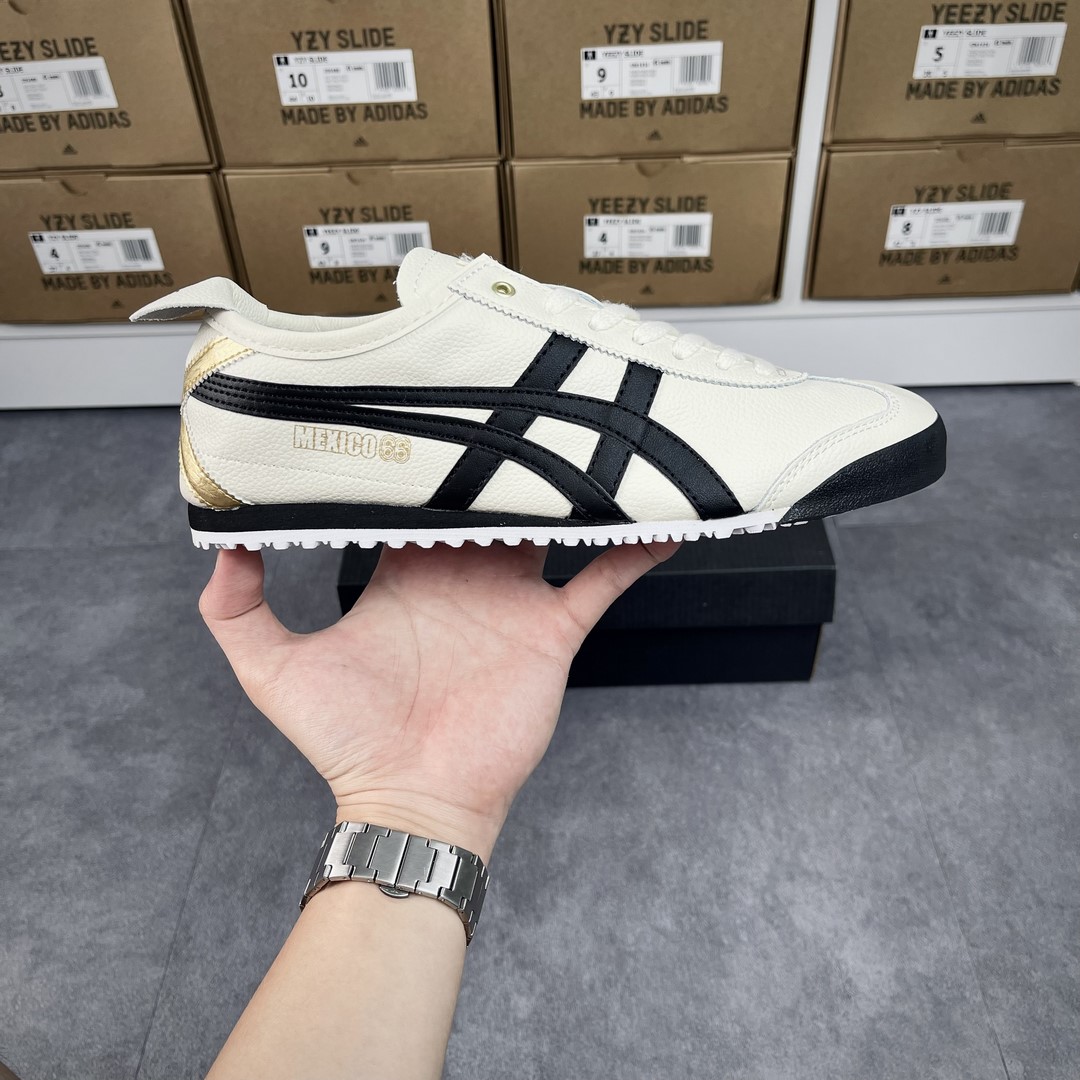 Giày Onitsuka Tokuten Tiger Mexico 66 Balck White Like Auth