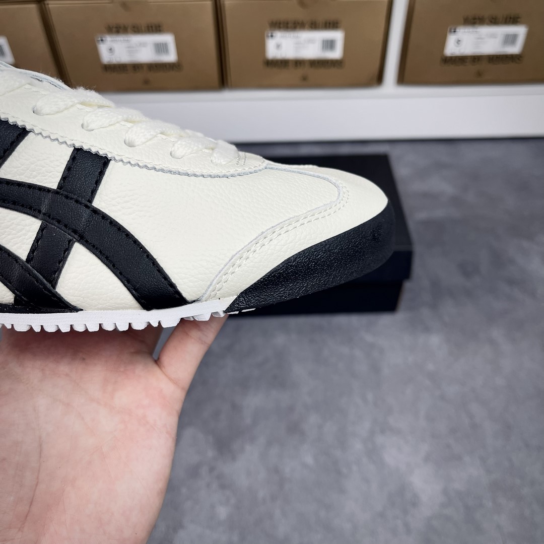 Giày Onitsuka Tokuten Tiger Mexico 66 Balck White Like Auth