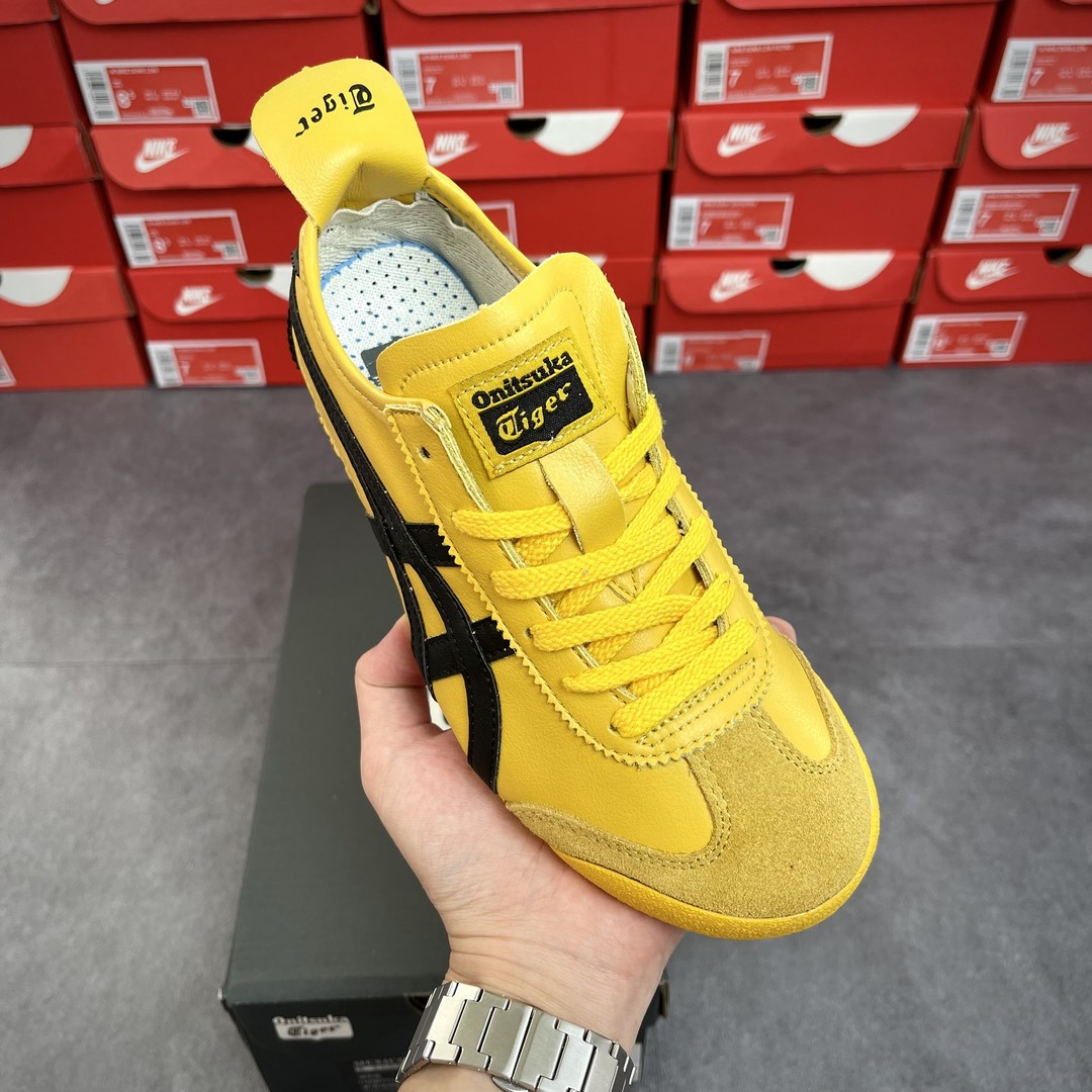 Giày Onitsuka Tokuten Tiger Mexico 66 Balck Yellow Like Authm