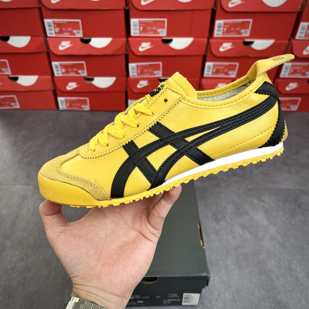 Giày Onitsuka Tokuten Tiger Mexico 66 Balck Yellow Like Auth