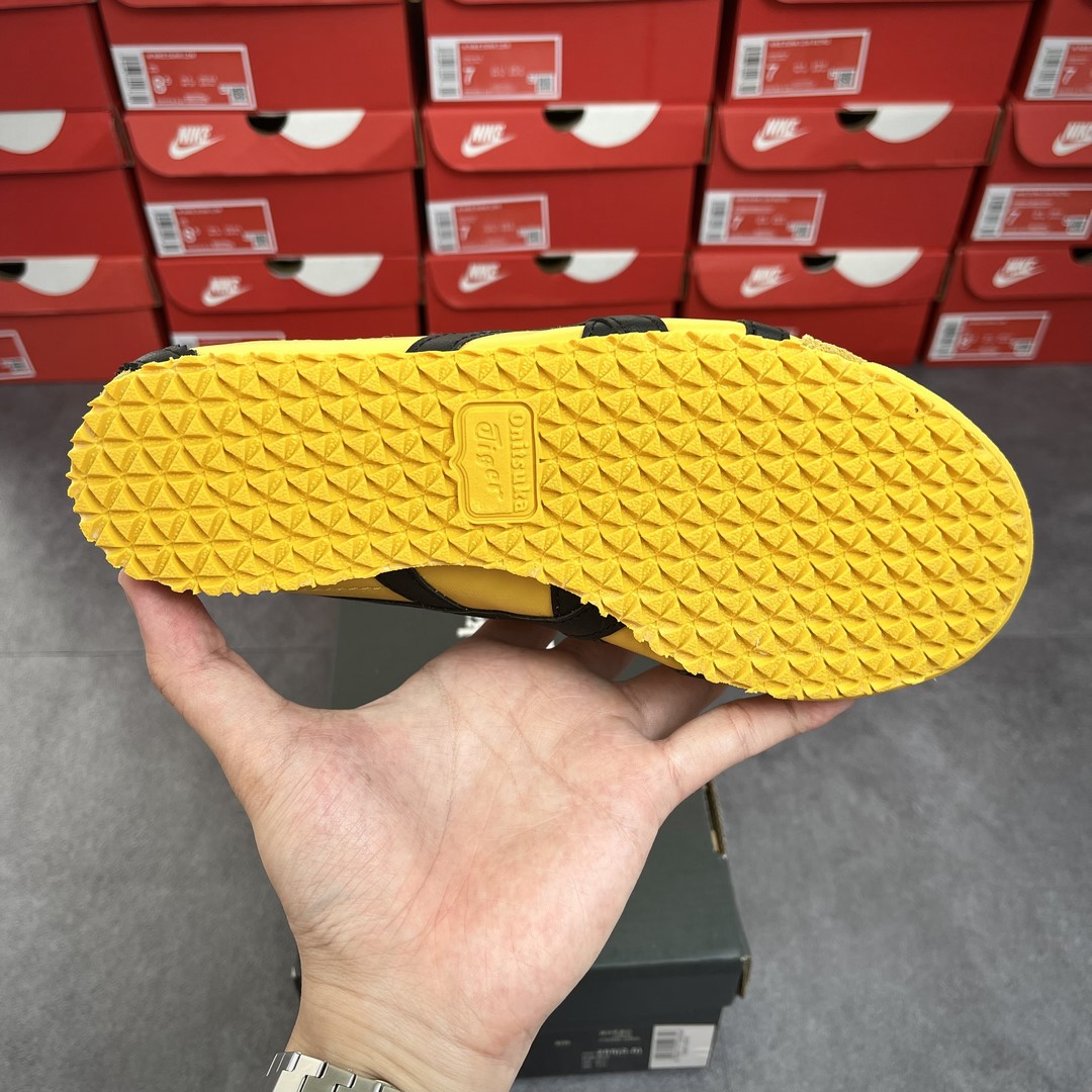 Giày Onitsuka Tokuten Tiger Mexico 66 Balck Yellow Like Auth