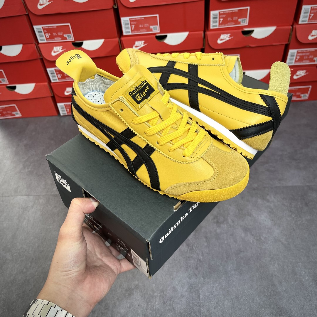 Giày Onitsuka Tokuten Tiger Mexico 66 Balck Yellow Like Authm