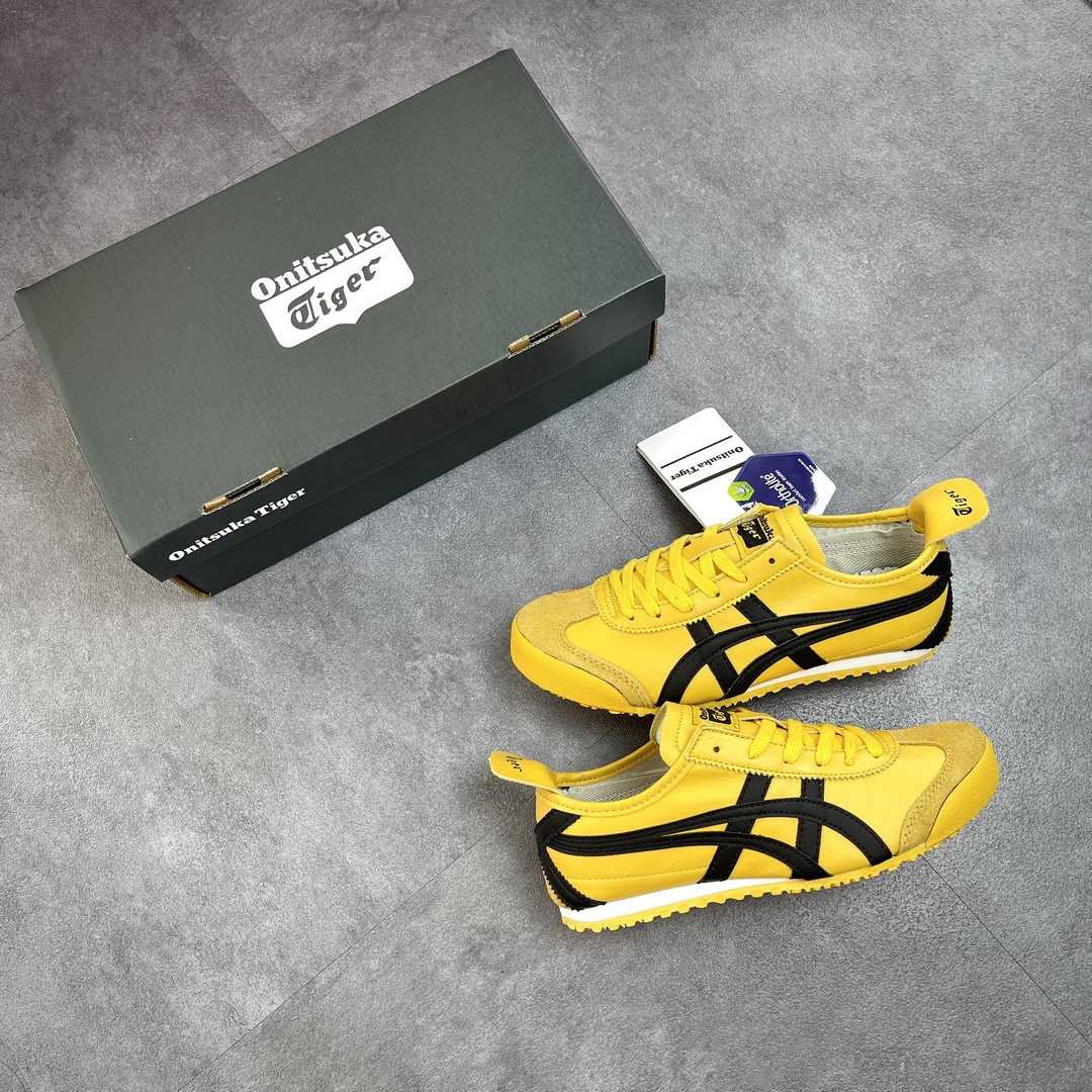 Giày Onitsuka Tokuten Tiger Mexico 66 Balck Yellow Like Authm