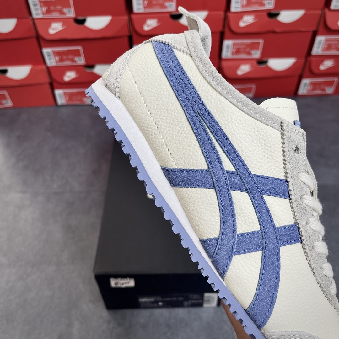 Giày Onitsuka Tokuten Tiger Mexico 66 White Blue Like Auth