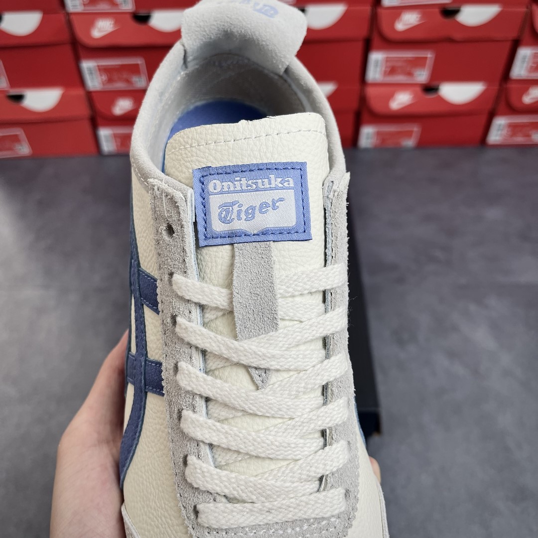 Giày Onitsuka Tokuten Tiger Mexico 66 White Blue Like Auth