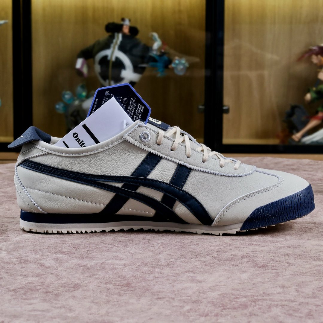 Giày Onitsuka Tokuten Tiger Mexico 66 Balck White Like Auth