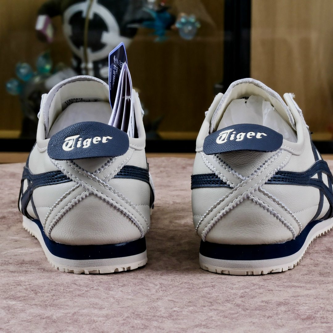 Giày Onitsuka Tokuten Tiger Mexico 66 Balck White Like Auth