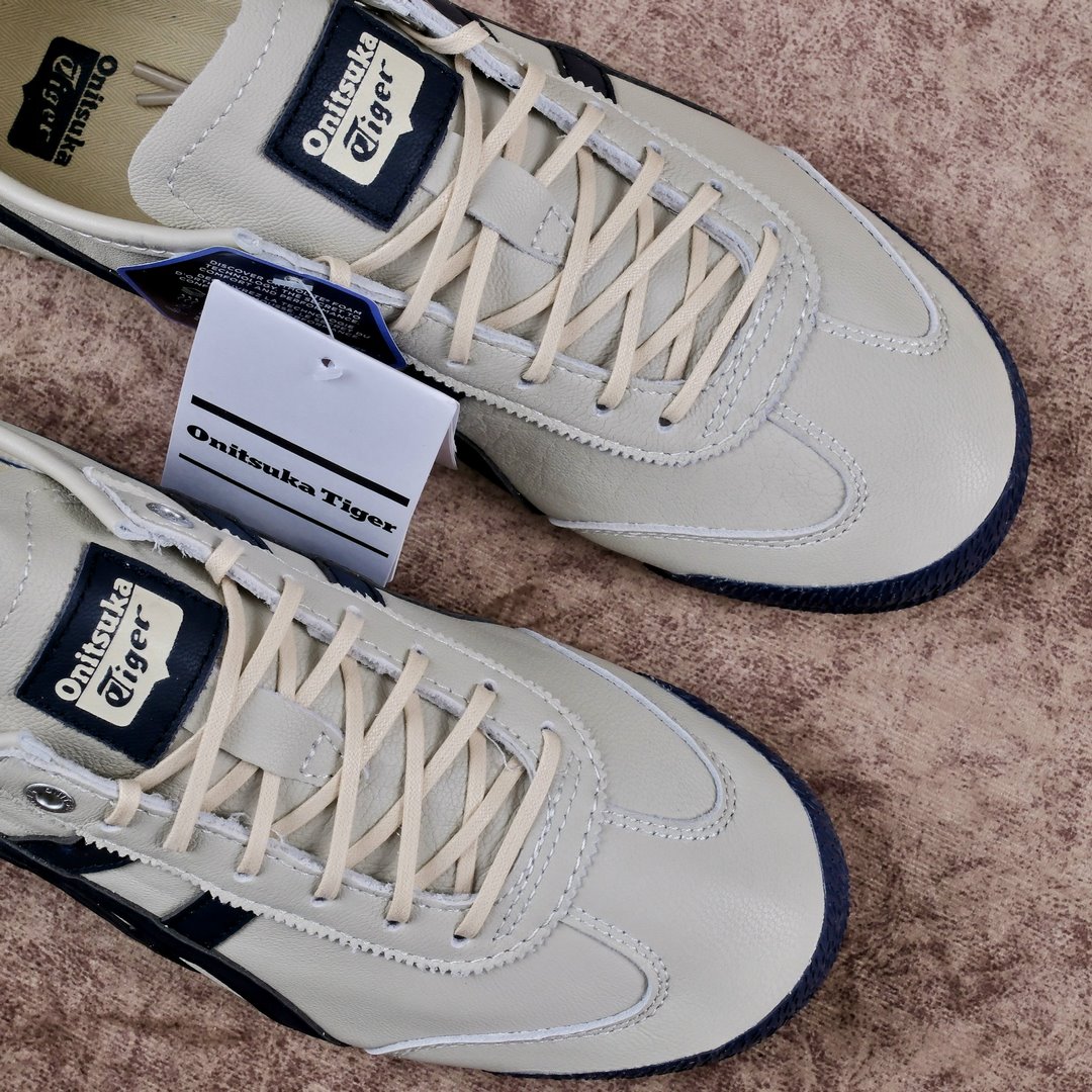 Giày Onitsuka Tokuten Tiger Mexico 66 Balck White Like Auth