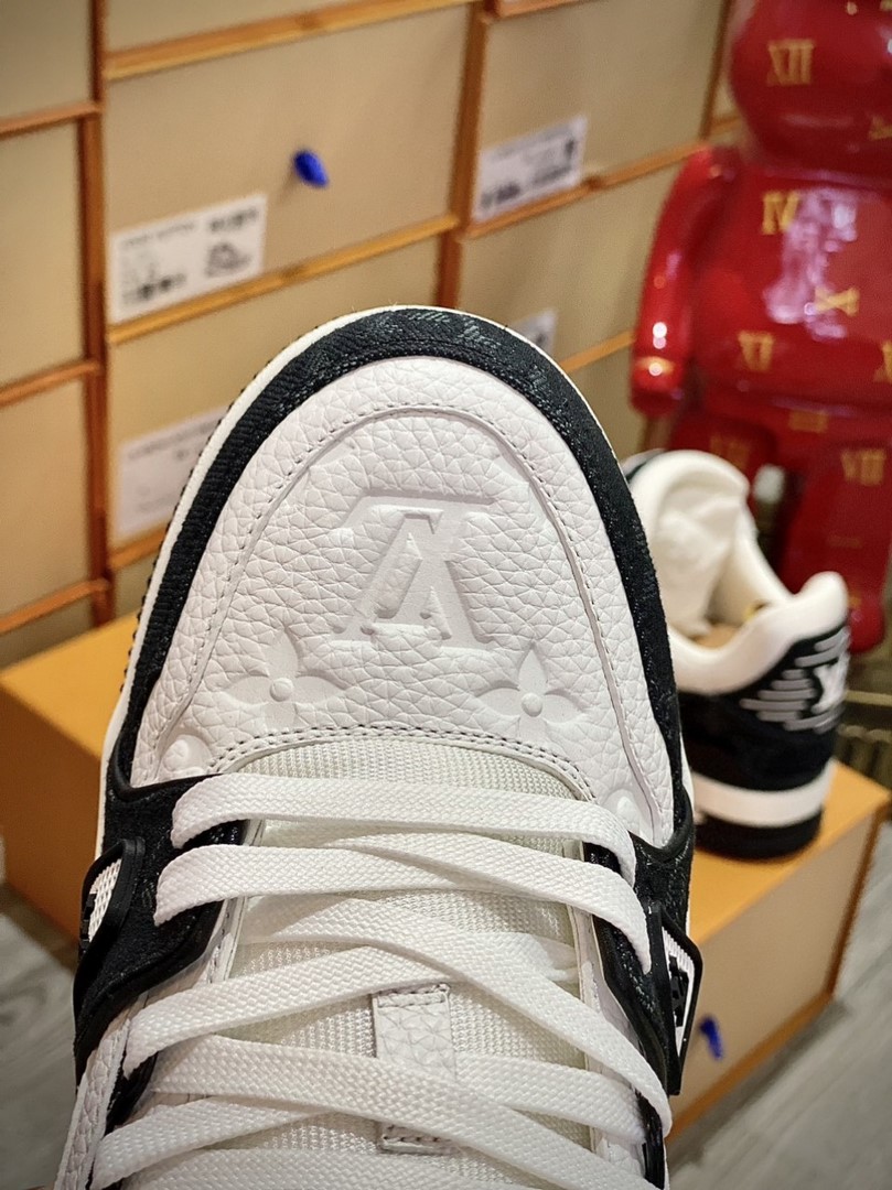 Louis Vuitton LV Trainer Monogram Denim Black Best Quality