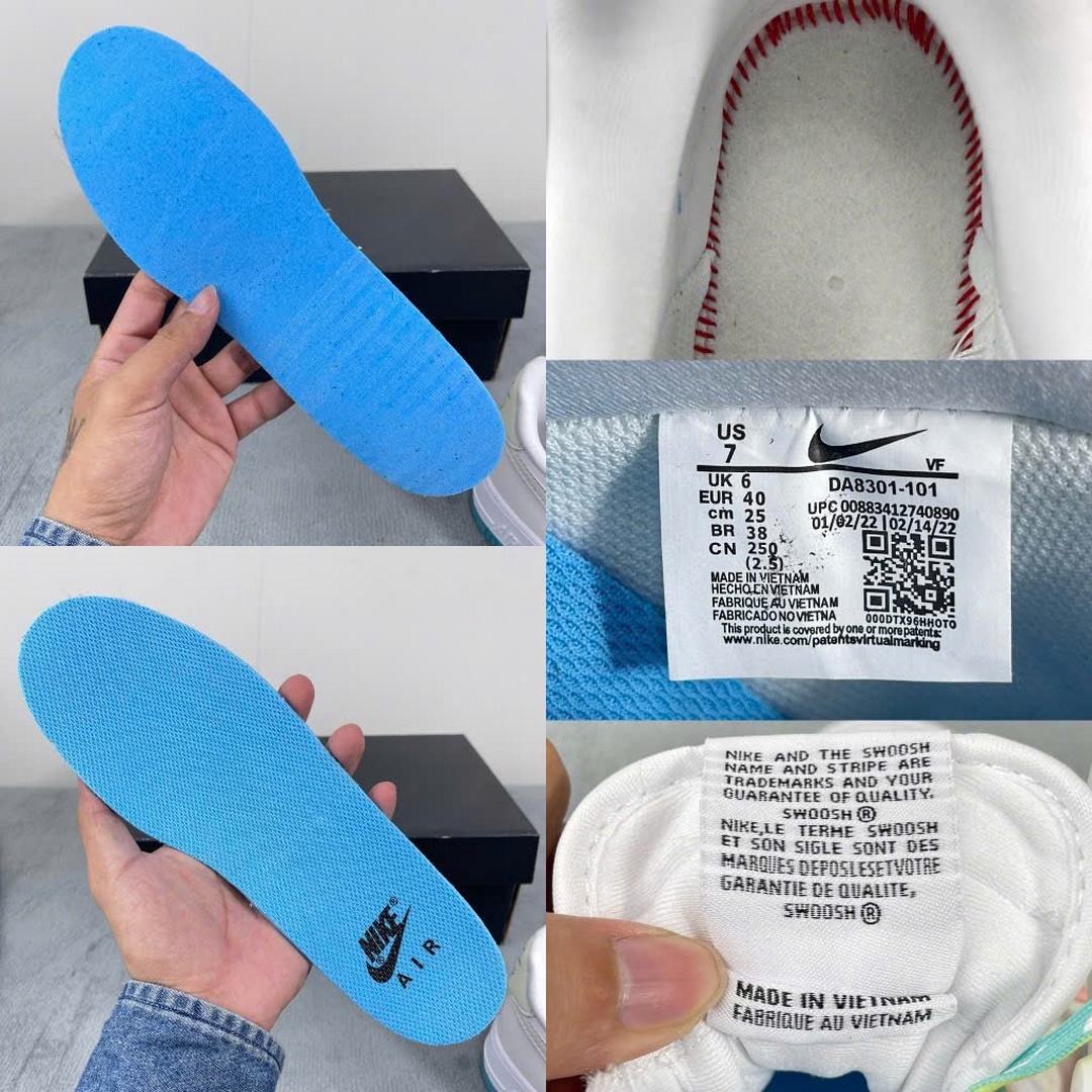 Nike Air Force 1 07 LX “UV Reactive” (đổi màu full) Like Auth