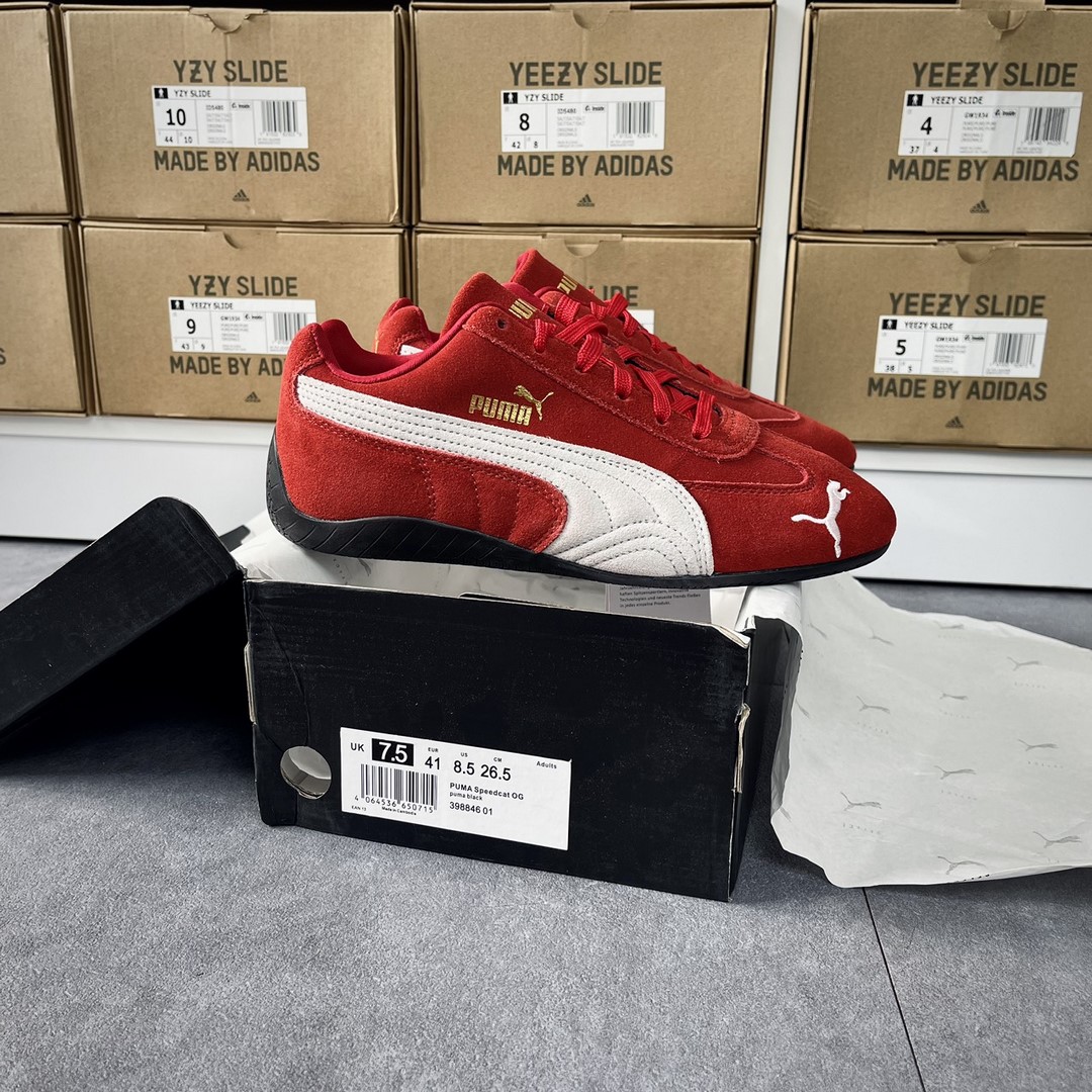Giày thể thao Puma SpeedCat LS Red White Motorsport Casual