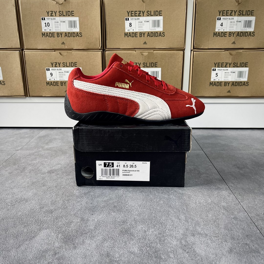 Giày thể thao Puma SpeedCat LS Red White Motorsport Casual
