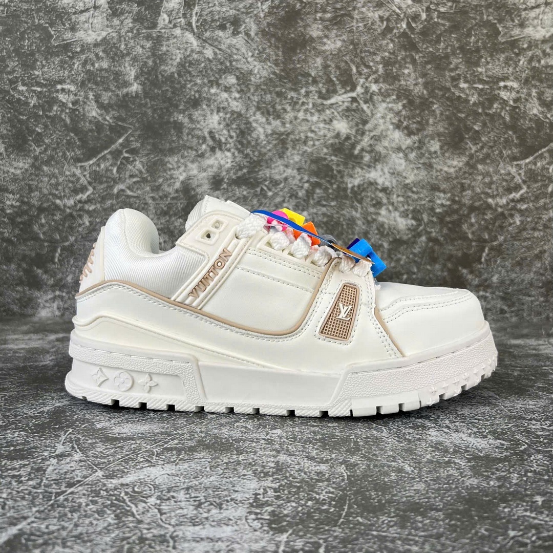 Giày Louis Vuitton Trainer Maxi White Trắng Best Quality