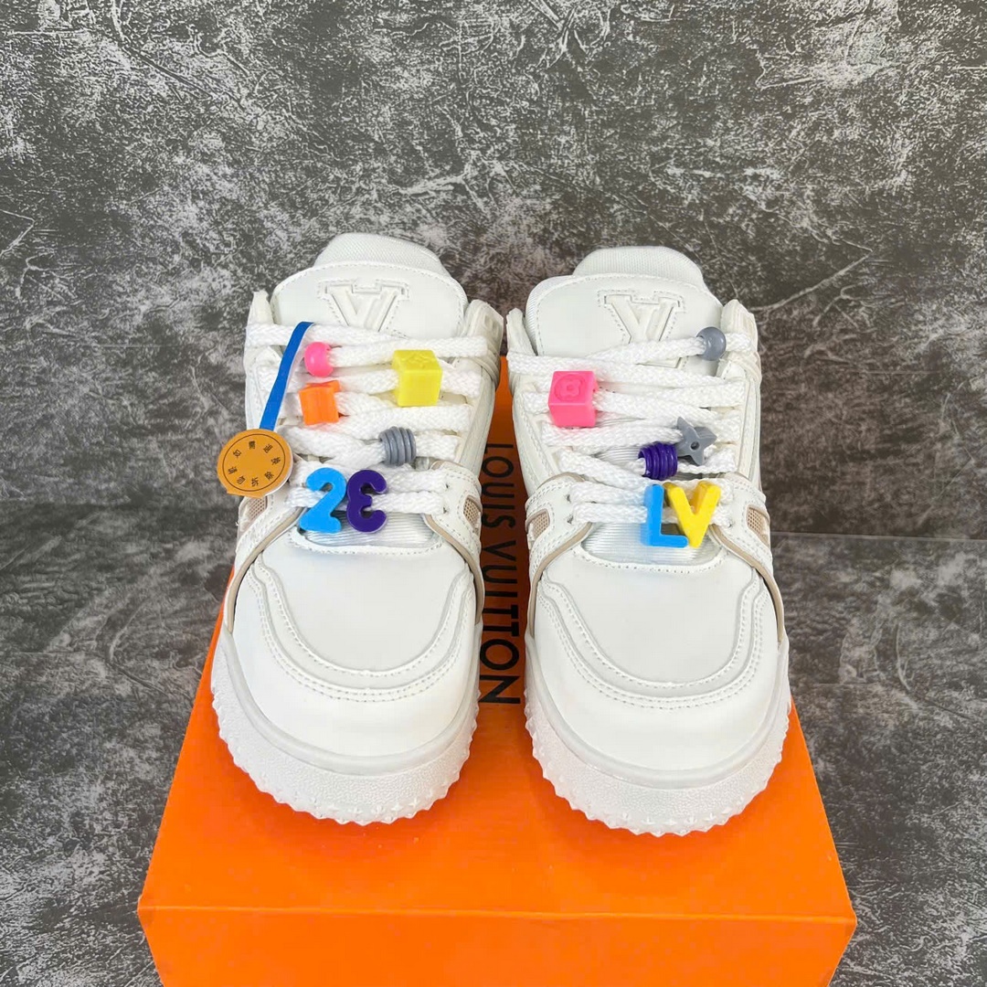 Giày Louis Vuitton Trainer Maxi White Trắng Best Quality