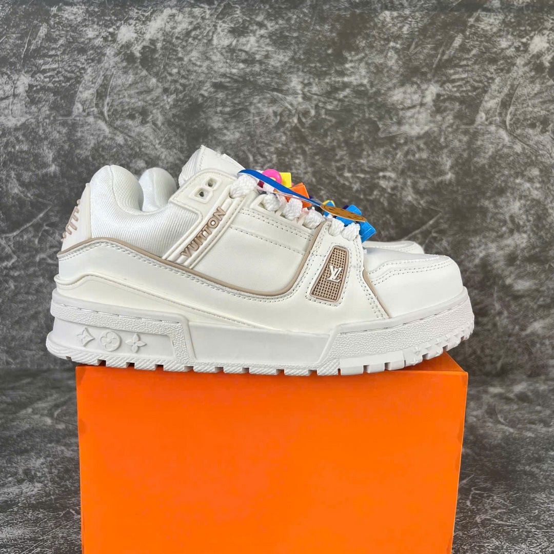 Giày Louis Vuitton Trainer Maxi White Trắng Best Quality