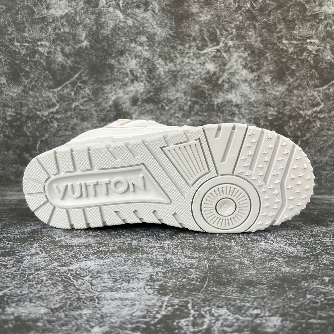 Giày Louis Vuitton Trainer Maxi White Trắng Best Quality