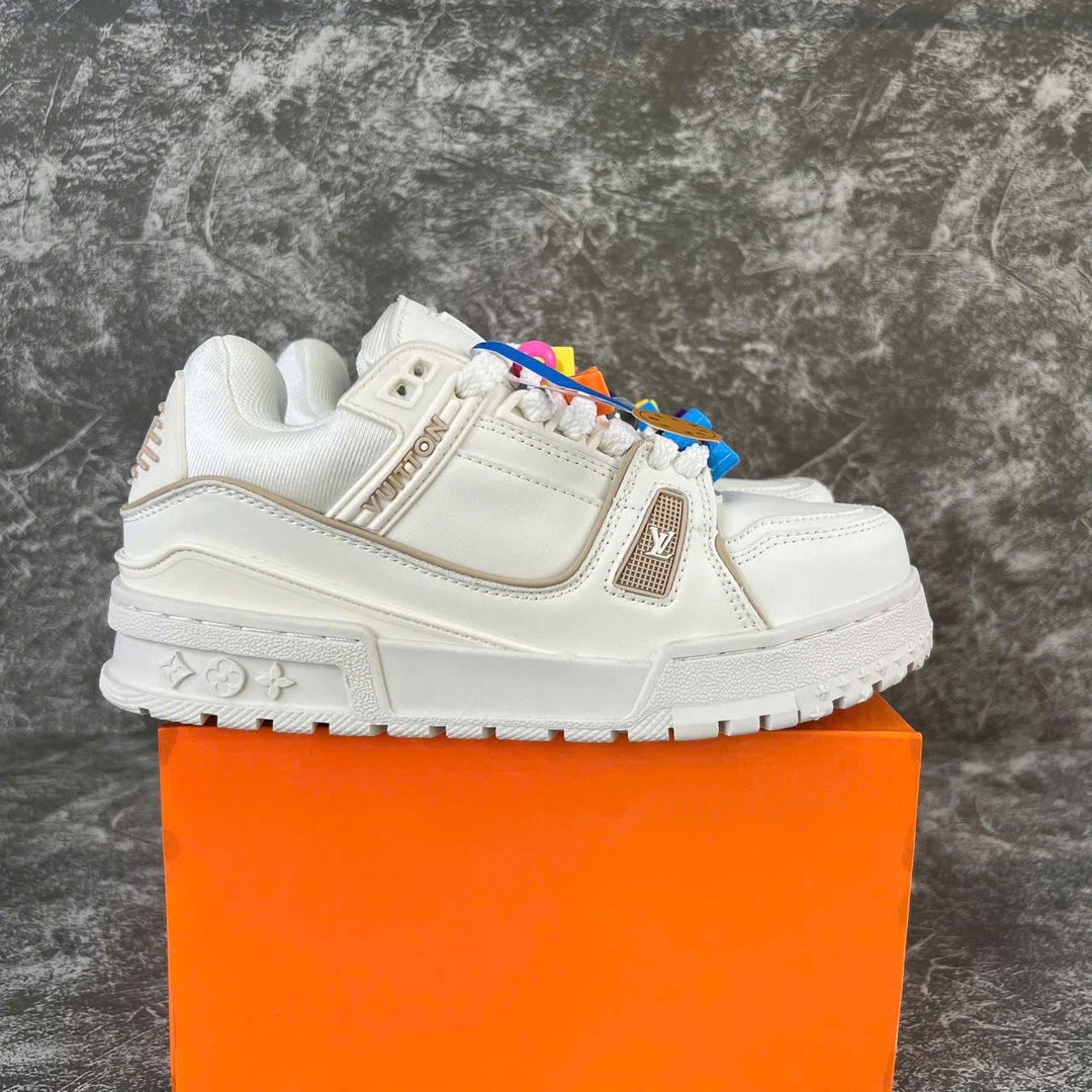 Giày Louis Vuitton Trainer Maxi White Trắng Best Quality