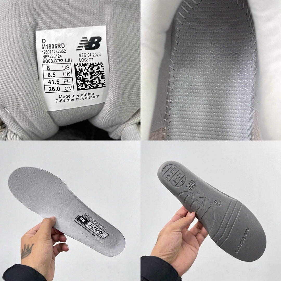 Giày New Balance 1906R White Grey Like Auth