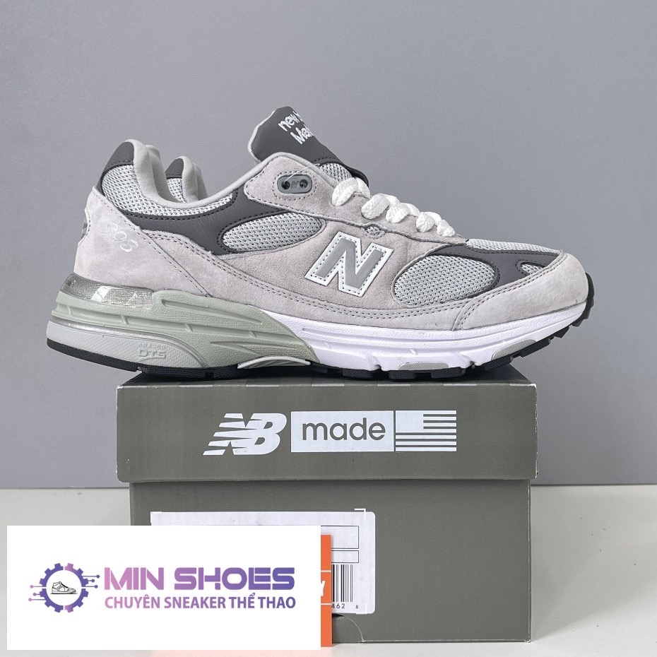 Giày New Balance 993 Made in USA ‘Grey White’ Like Auth