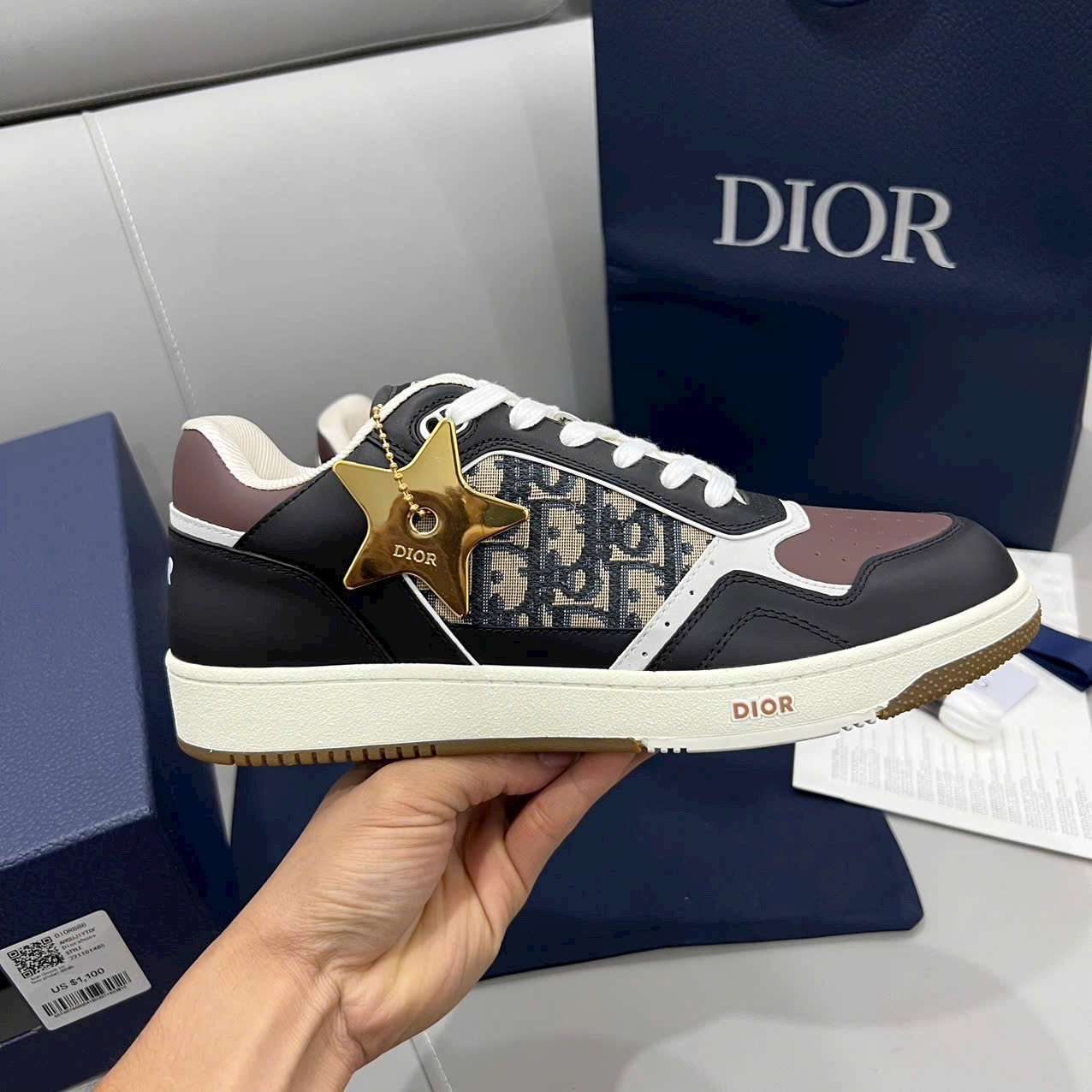 Giày Dior B27 Black Quality