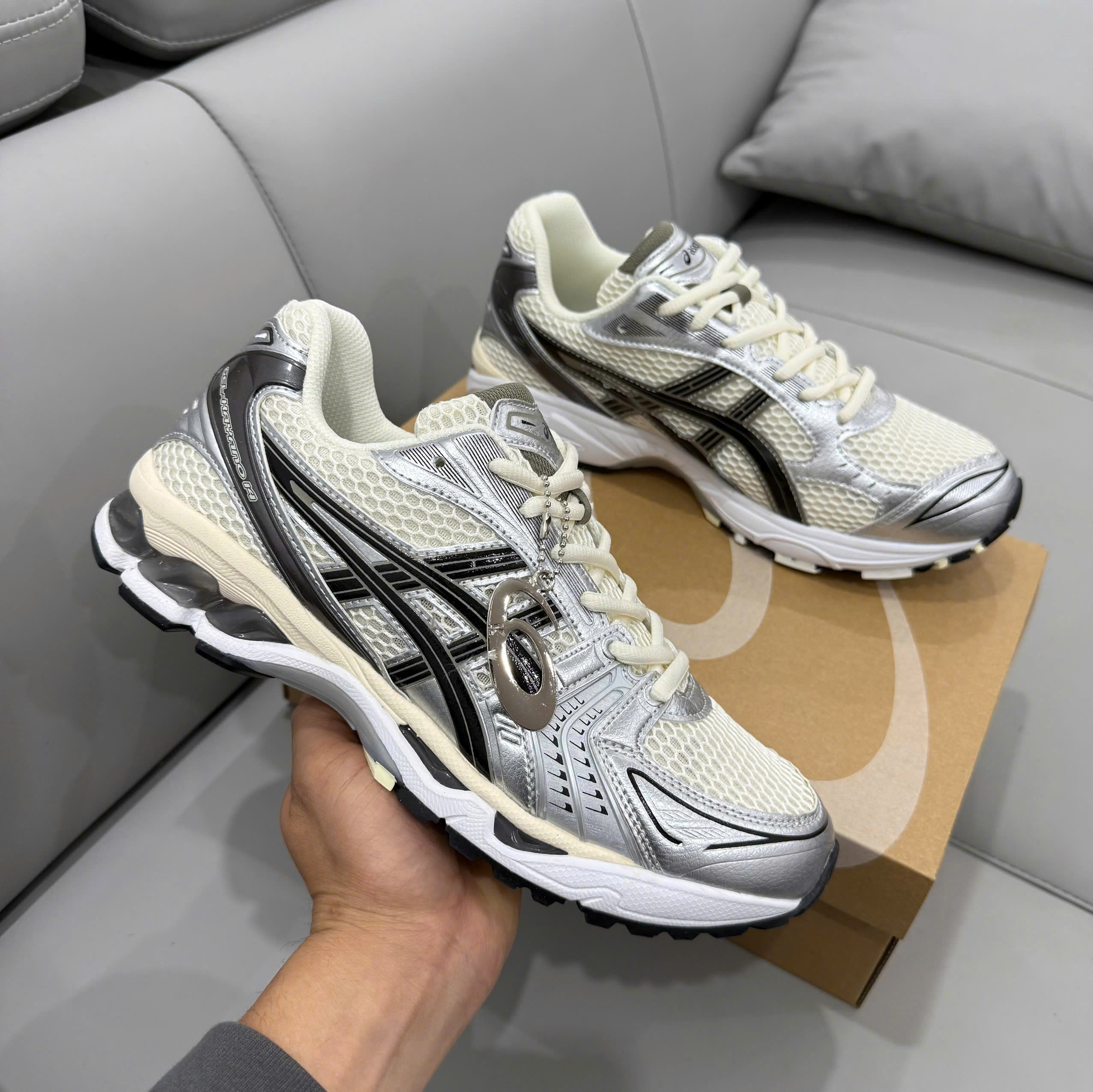 Giày Asics Gel Kayano 14 x Kith ‘Cream Scarab’ Best Quality