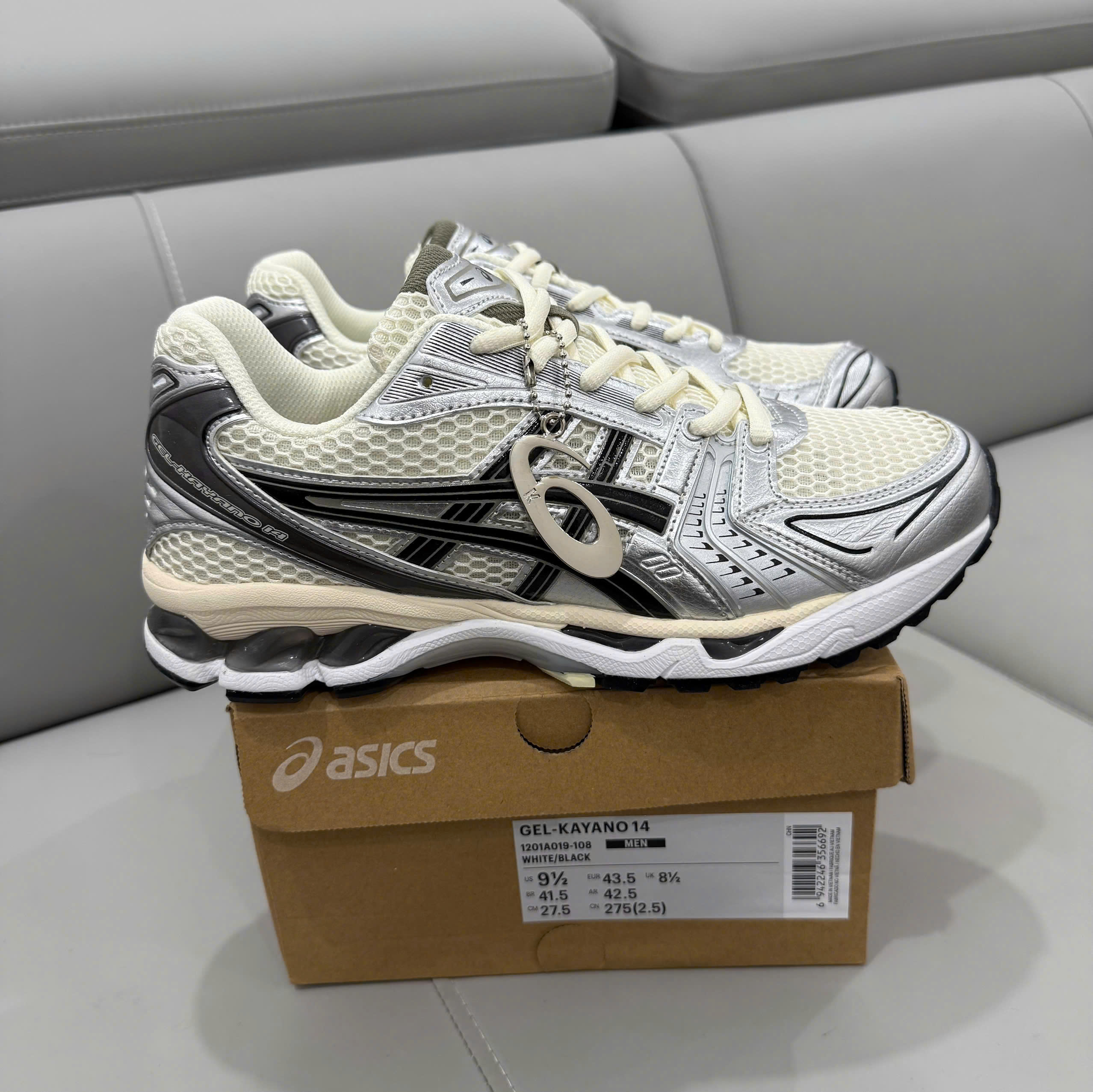 Giày Asics Gel Kayano 14 x Kith ‘Cream Scarab’ Best Quality