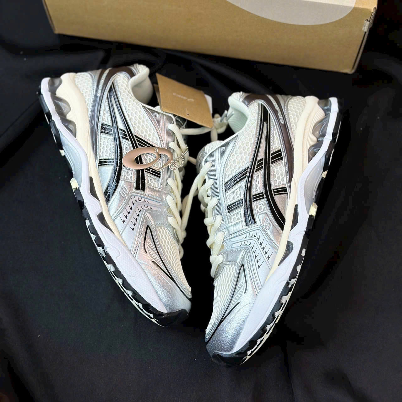 Giày Asics Gel Kayano 14 x Kith ‘Cream Scarab’ Best Quality