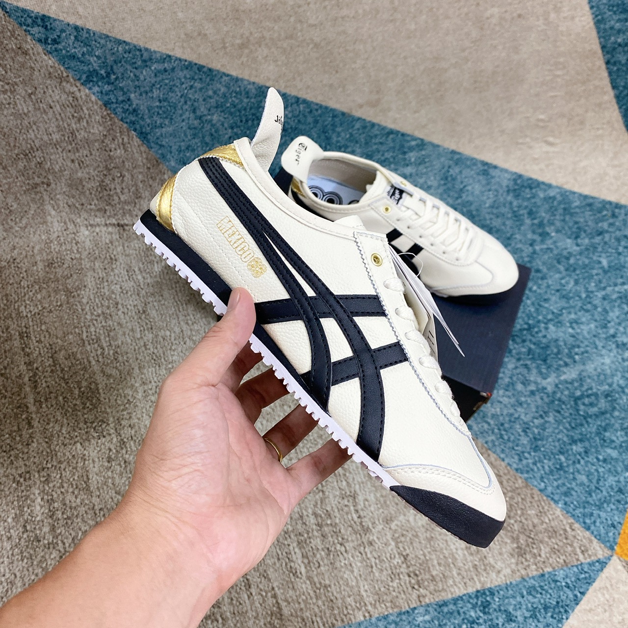 Giày Onitsuka Tiger Mexico 66 'Cream Black