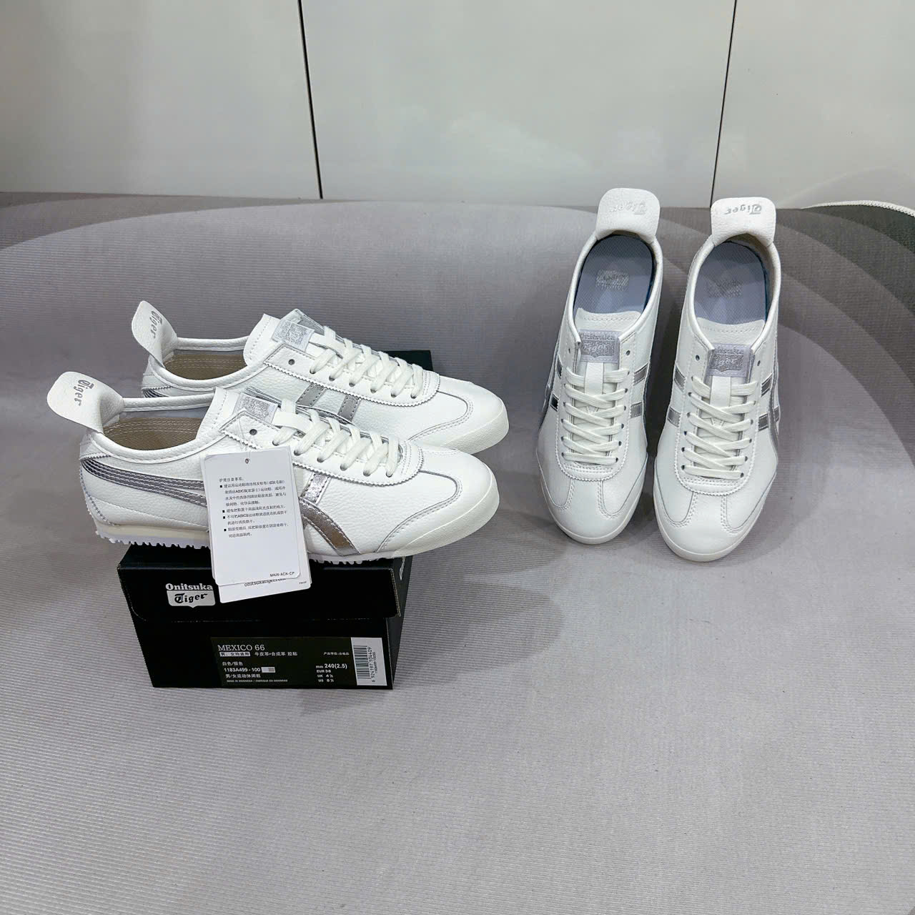Giày Onitsuka Tiger MEXICO 66 White Silver