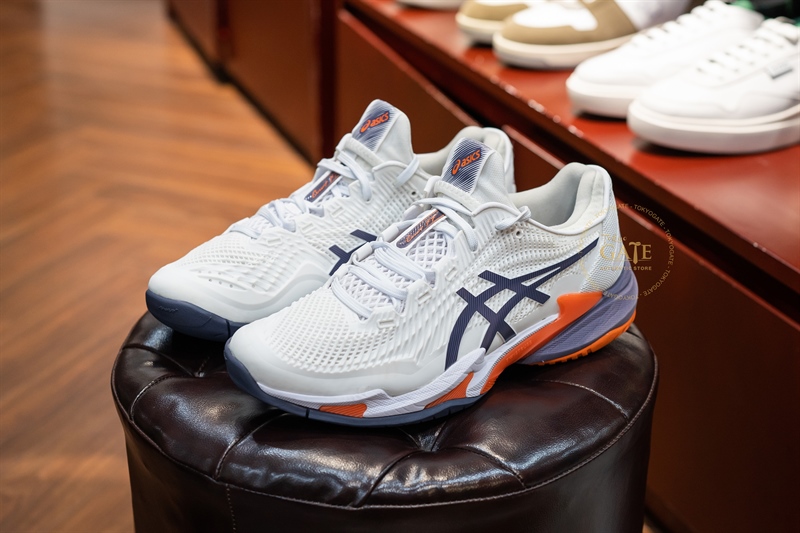 Giày Tennis/Pickleball Asics Court FF 3 White/Greyish Purple