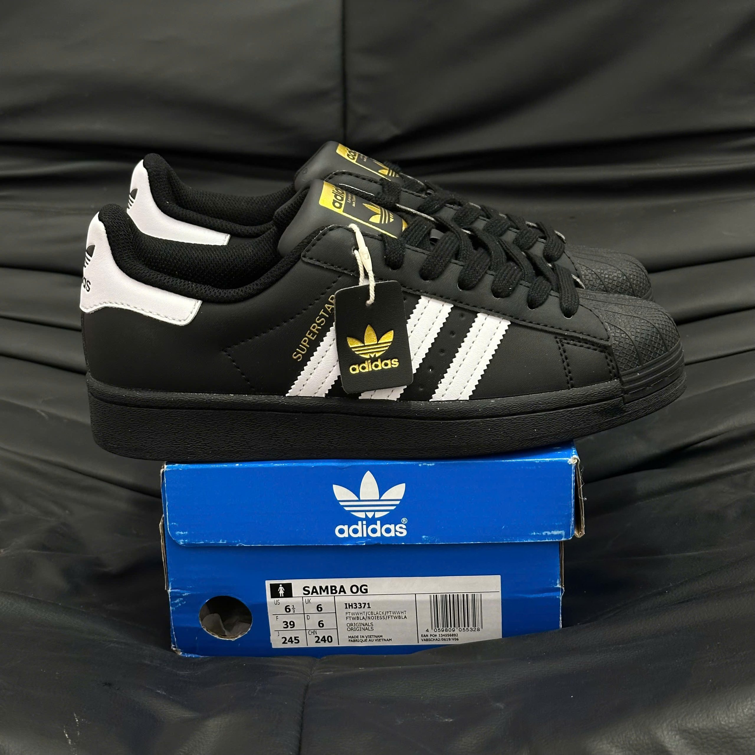 Giày Adidas Superstar Foundation ‘Black White’