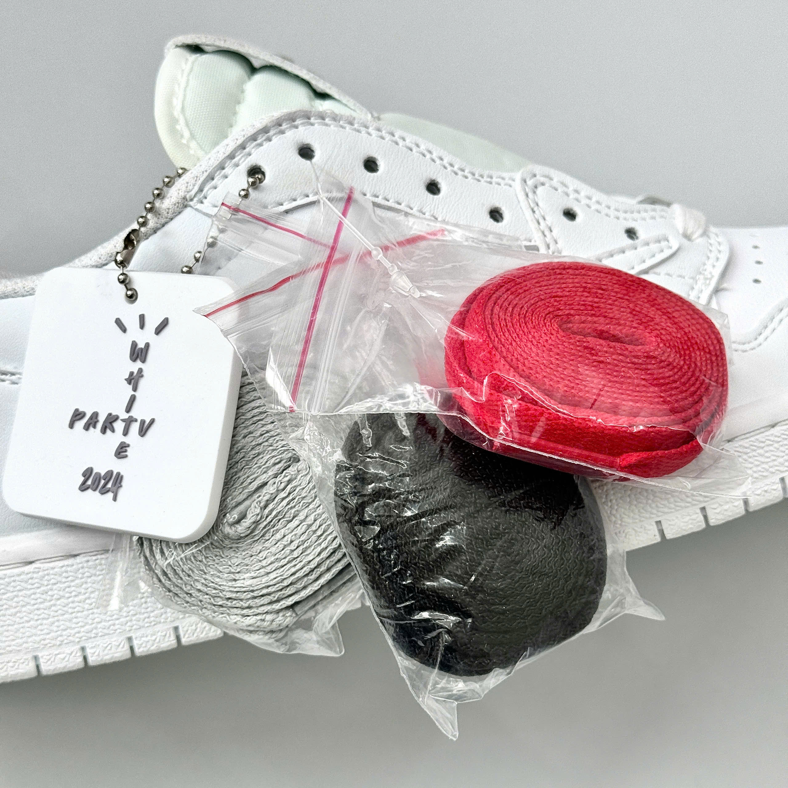 Giày Nike Air Jordan 1 Low x Travis Scott White Party [ Unisex ]