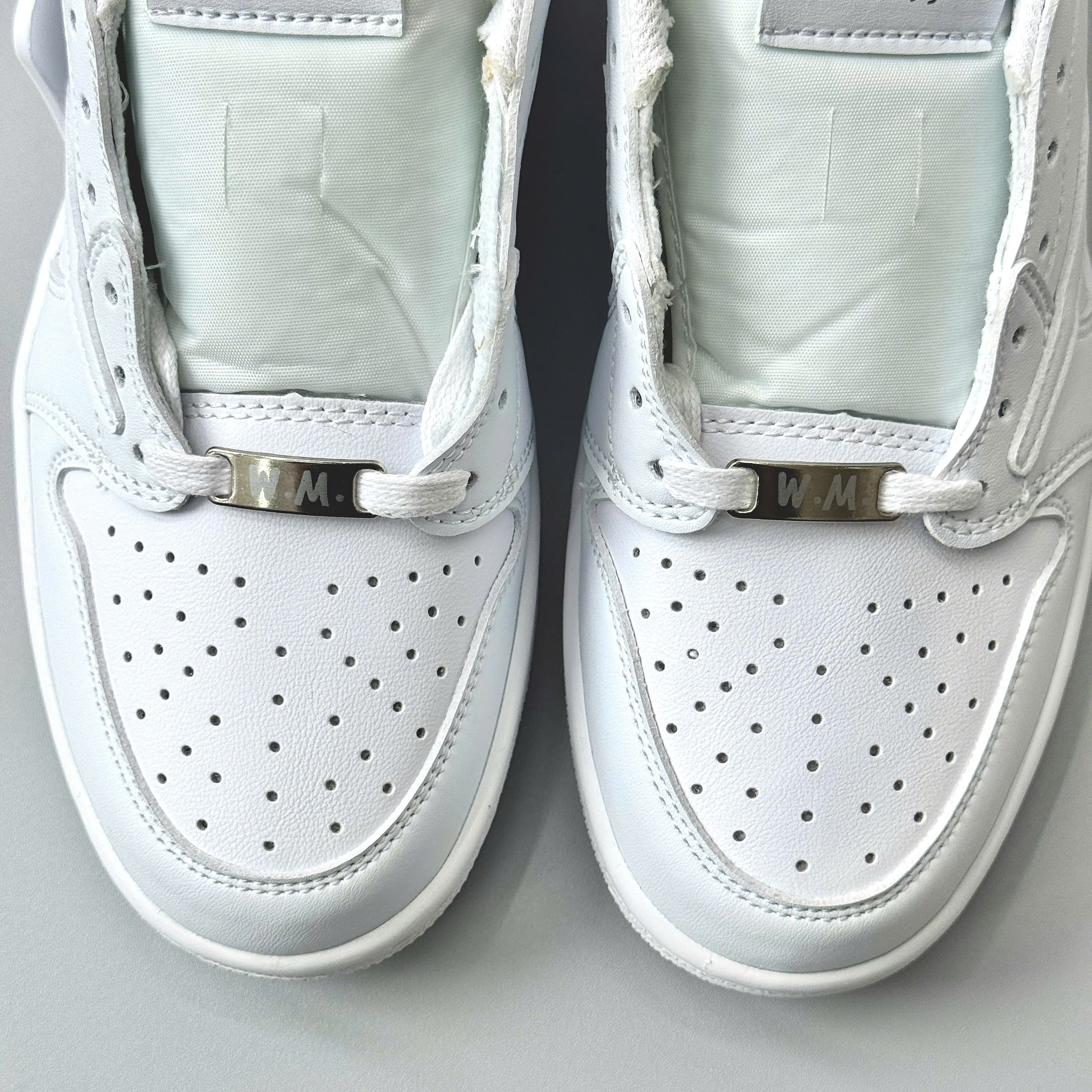 Giày Nike Air Jordan 1 Low x Travis Scott White Party [ Unisex ]