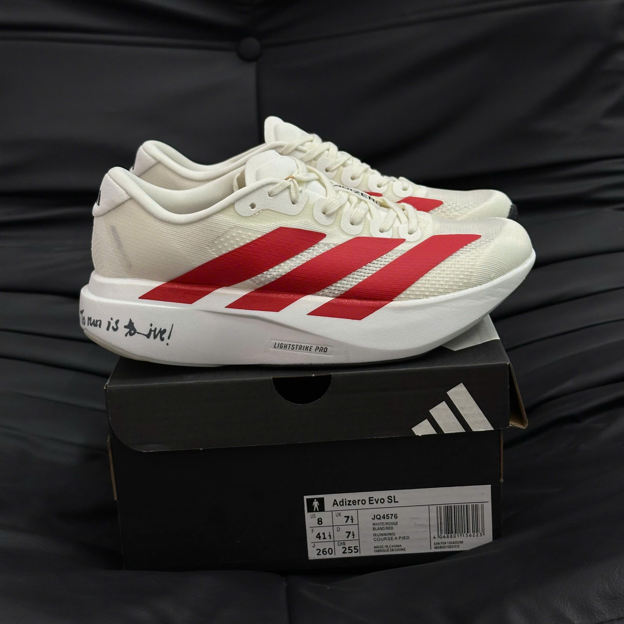 Giày Adidas Adizero EVO SL ‘Off White Better Scarlet’